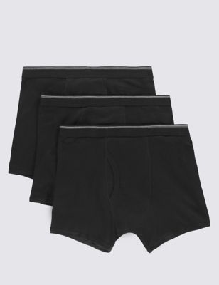3 Pack Pure Cotton Cool & Fresh&trade; Trunks
